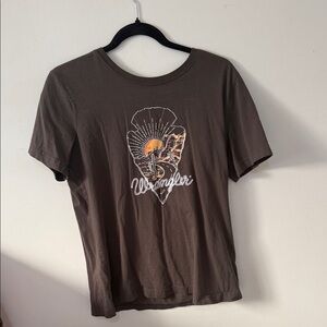 Wrangler Dark Brown Graphic Tee